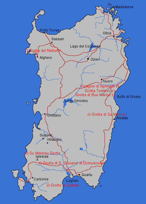 Sardegna map
