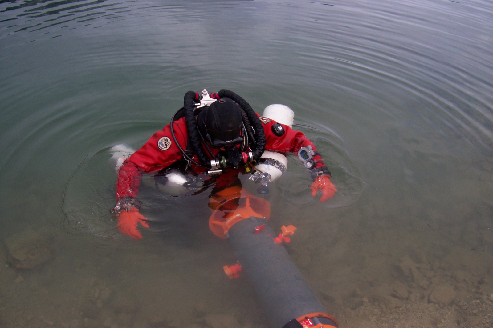 Gosausee before dive, photo by M. Tomasek